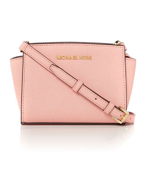 michael kors crossbody pink bag.